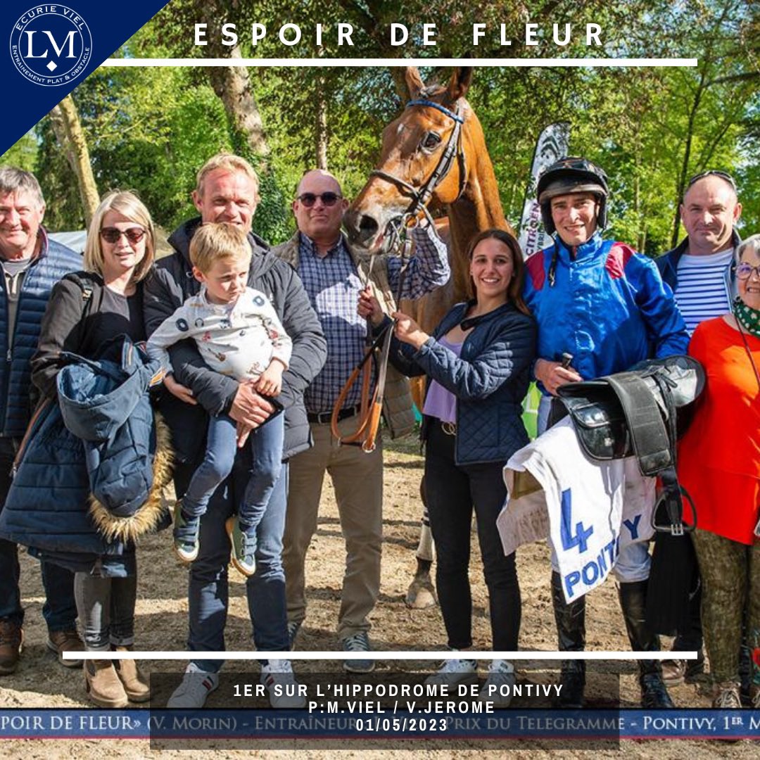 ecurie_viel's tweet photo. 🏆 𝙀𝙨𝙥𝙤𝙞𝙧 𝙙𝙚 𝙁𝙡𝙚𝙪𝙧 𝙨’𝙞𝙢𝙥𝙤𝙨𝙚 𝙚𝙣 𝙩𝙚𝙧𝙧𝙚𝙨 𝙗𝙧𝙚𝙩𝙤𝙣𝙣𝙚𝙨 ! 

L’imposant Espoir de Fleur (M.Viel / V.Jerome) s’est imposé sur le fil avec Valentin Morin sur l’hippodrome de Pontivy ! https://t.co/uNpm7KBZAq