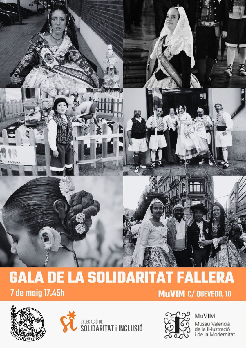 JCF_Valencia's tweet photo. 🧏♂️♿️🤝 La XVIII Gala de la #SolidaritatFallera reconeixerà els projectes socials, humanitaris, igualitaris i inclusius impulsats per les comissions falleres 🙌
📆 Diumenge 7 de maig
⏰ 17:45 hores
📍 @MuVIM
🔗 https://t.co/5VKJUO72Kg
#Falles23 https://t.co/8kfcHHewev