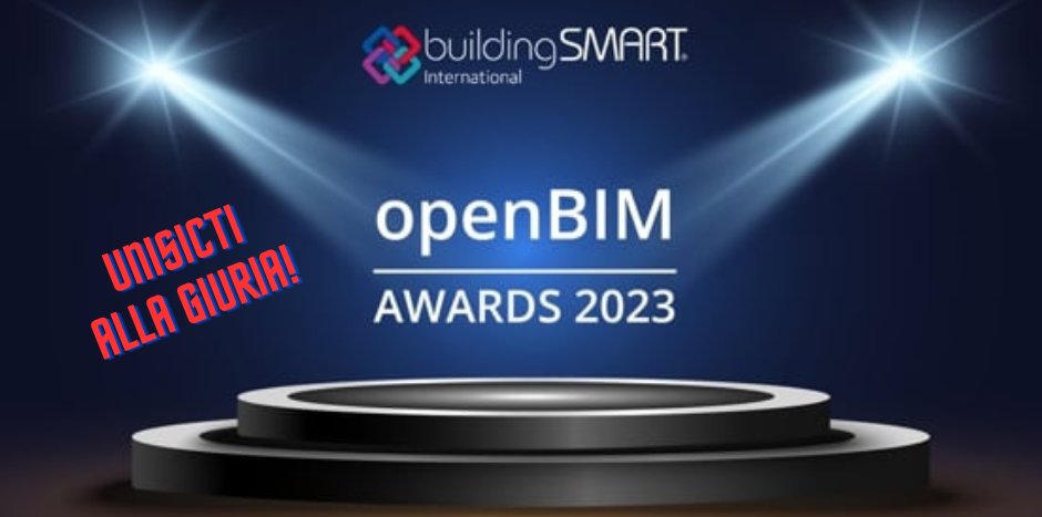 Sei un esperto di #openBIM? Vorresti avere la possibilità di valutare i migliori progetti in concorso ai #buildingSMART openBIM #Awards 2023? Contattaci scrivendo a comunicazione@ibimi.it.
Per maggiori informazioni sul programma: buildingsmart.org/awards/bsi-awa…
