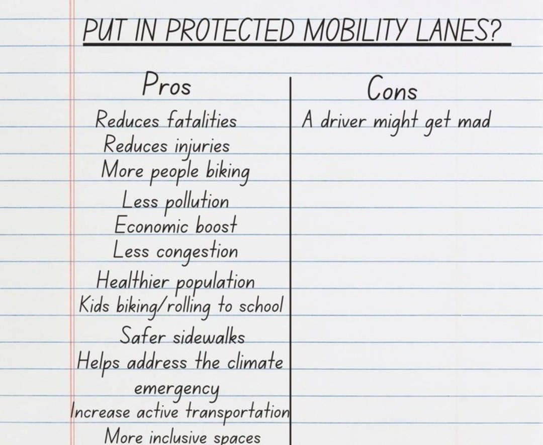 Thinking of introducing mobility lanes or cycle lanes? Have you considered this?

Thanks to @tomflood1 🙌🏼
.
#mobilitylanes #cyclelanes #mobility #urbanplanning #infrastructure #sharetheroad #tomflood