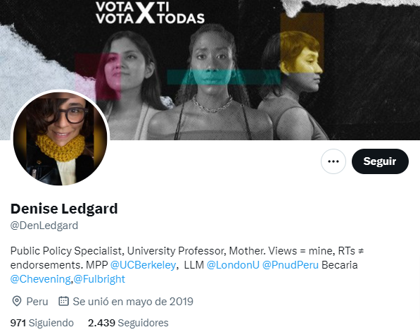 blackwizards's tweet photo. Esá nisiquiera es la punta del Iceberg.
Denise fue beneficiaria de una beca @CheveningAA al igual que su hermana Ximena Ledgard el marido de esta Panetoncitos Rey, al parecer un requisito para obtener dicha beca es ser parte de esa familia.
#CosaDeCaviares https://t.co/HLQjIZnF4E