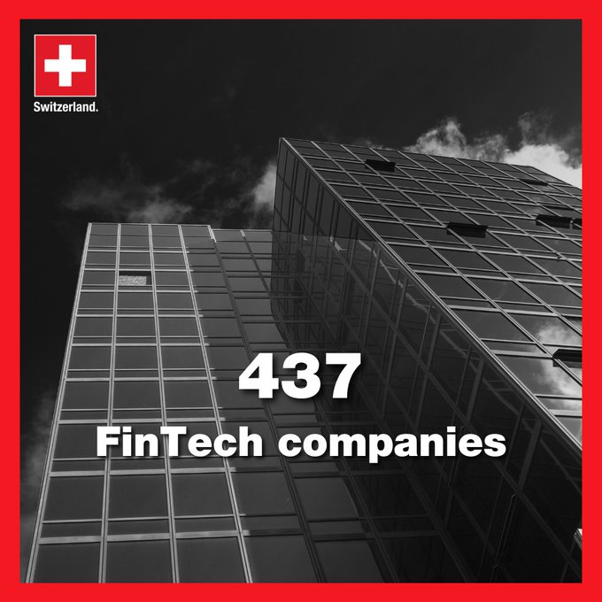 SwissEmbassyRO's tweet photo. #swissfintech According to a study by the Institute of Financial Services Zug, the 🇨🇭 FinTech industry counted a total of 437 companies at the end of 2022. An analysis of business models furthermore shows that an increasing relevance of sustainable FinTech solutions is emerging. https://t.co/Zz8tFarKWe