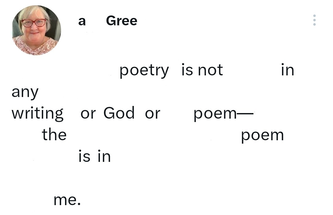 Babe wake up new erasure poetry prompt just dropped