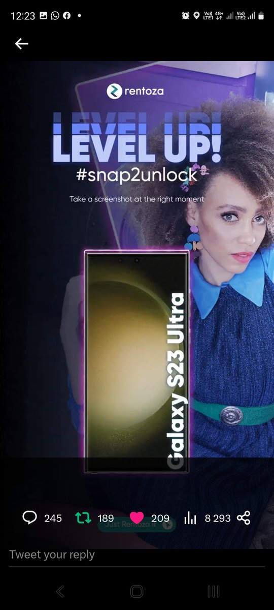 lhuw_'s tweet photo. @WeAreRentoza #Snap2Unlock #Rentoza #RentozaIt
@WeAreRentoza it's quite interesting to catch it๐ฅฐโค๐ https://t.co/AD3hOoM3qi