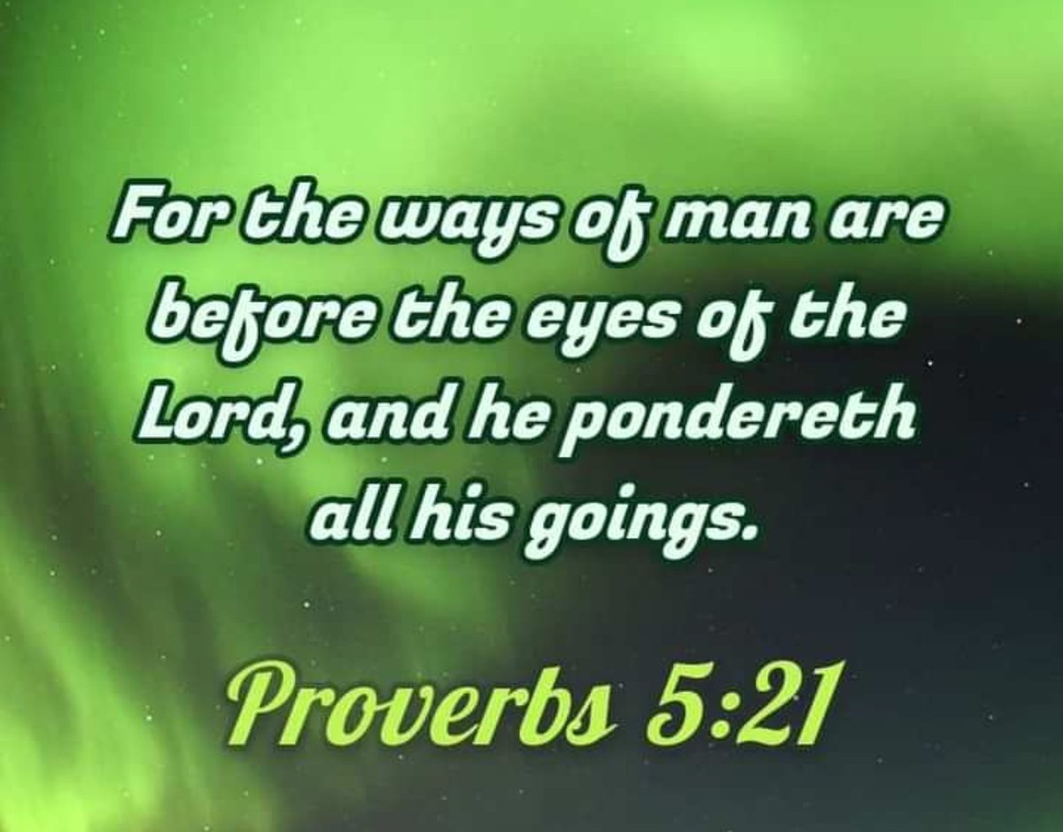 1Truth613's tweet photo. #Proverbs5:21 https://t.co/TbugKubdaC