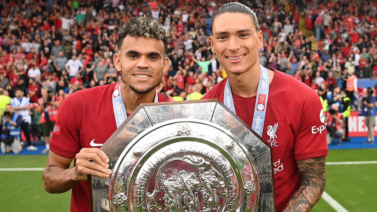 AnfieldEdition's tweet photo. Luis Diaz on his relationship with Darwin Nunez: “Right now, we are really close. We spend almost every second together from the moment we get into training to the minute we leave!” 🥺❤️ https://t.co/ekcKR645Ez