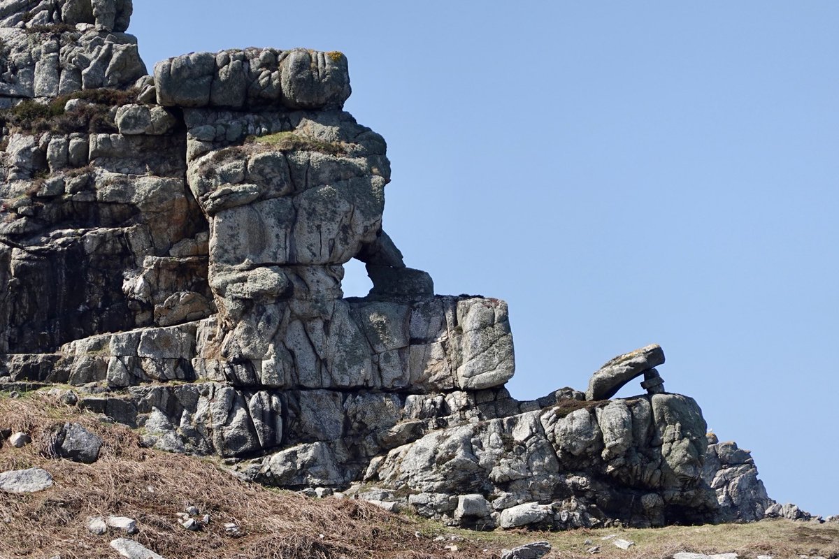 Mouse Hole & Trap near the coastal defence platforms North of Brazen Ward #Lundy #rockformations #geology #rocks