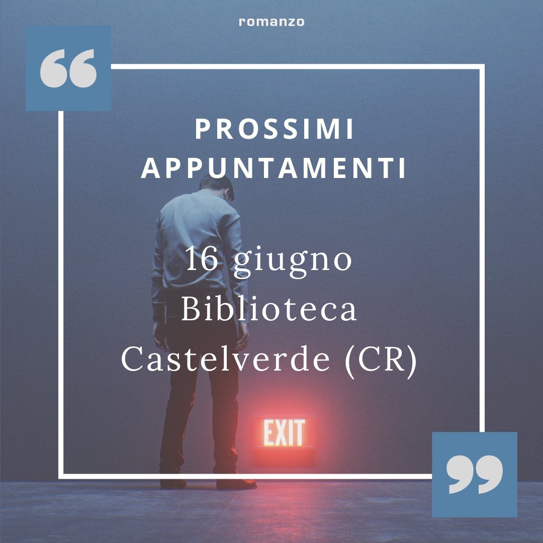 A maggio e giugno ci vediamo in giro?
(C’è anche Solarolo, il 23 giugno)
<a href="/Mondadori/">Mondadori</a>