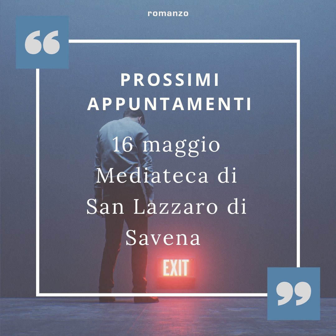 patrickfogli's tweet photo. A maggio e giugno ci vediamo in giro?
(C’è anche Solarolo, il 23 giugno)
@Mondadori https://t.co/WcUJF1Vebw