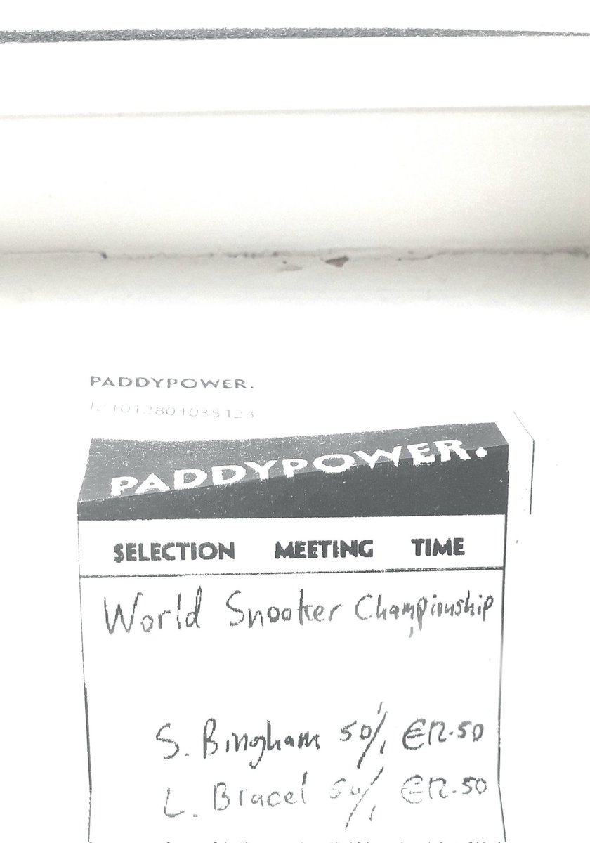 I've said it once and I'll say it again, money won is so much better than money earned😎 #LucaBrecel #WorldSnookerChampionship