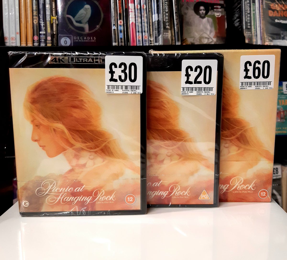 FOPPofficial's tweet photo. Some amazing collector's titles out this week!

• #PicnicAtHangingRock
• #Morgiana
• #GodOfGamblers

#gettofopp #film #cinema #bluray https://t.co/s3lEddpX60