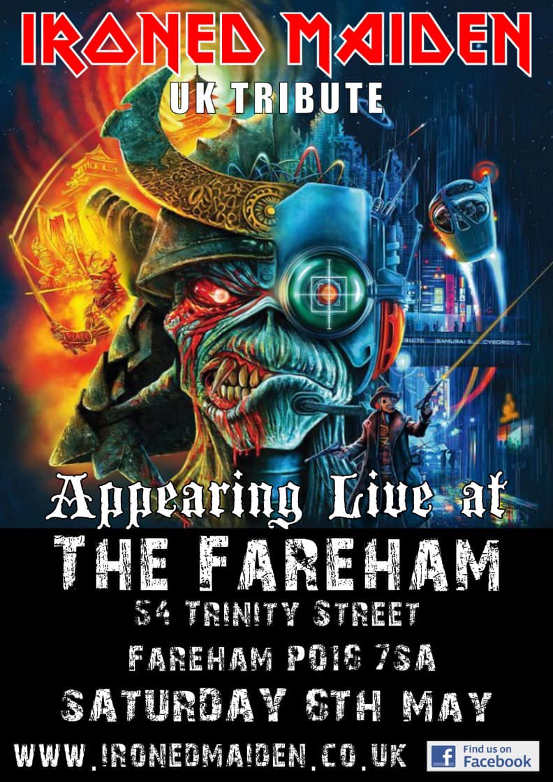 In Just Under A Week ……Saturday 6th May We Will Be Returning To The Fareham Pub …Fareham, Hampshire 

In Just Under 3 Weeks…..Saturday 20th May….We Will Be Returning To The Birthplace Of IRON MAIDEN……The Cart &amp; Horses, London #ironmaiden #metalfamily