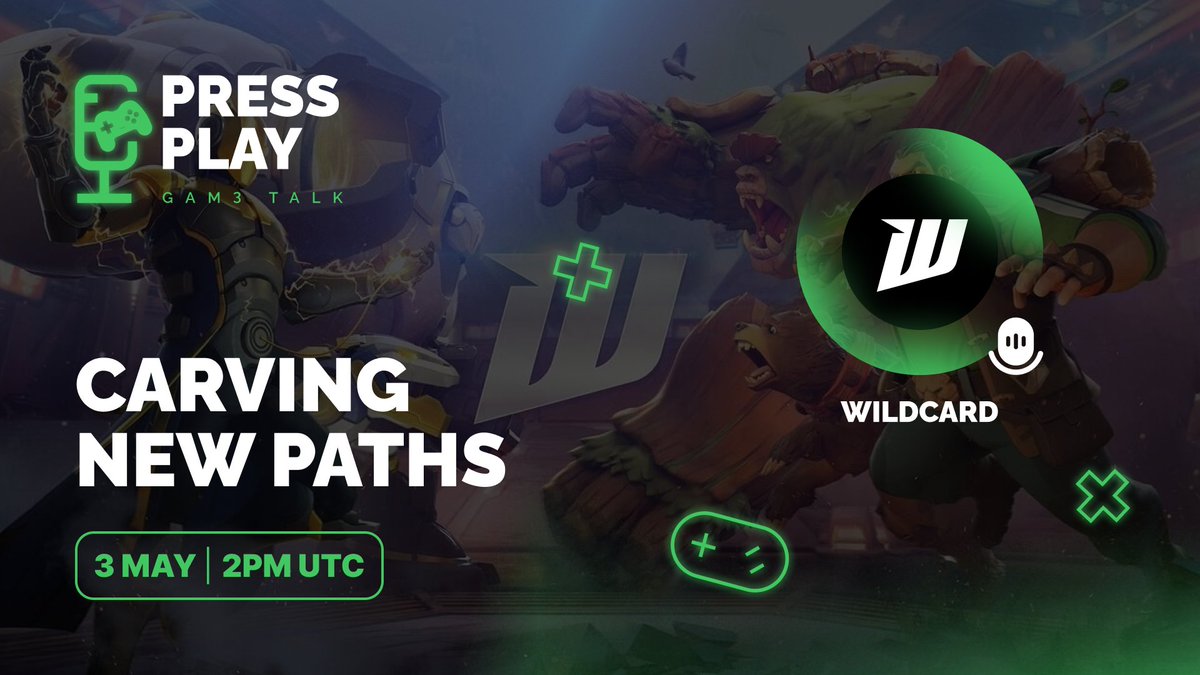 Join our conversation with <a href="/PlayWildcard/">Wildcard - Wishlist on Steam NOW!</a> as we explore how they're bringing innovation to iconic genres, carving out their own path &amp; much more! 💫

📆 3 May | 2PM UTC
🎙️ x.com/i/spaces/1LyGB…