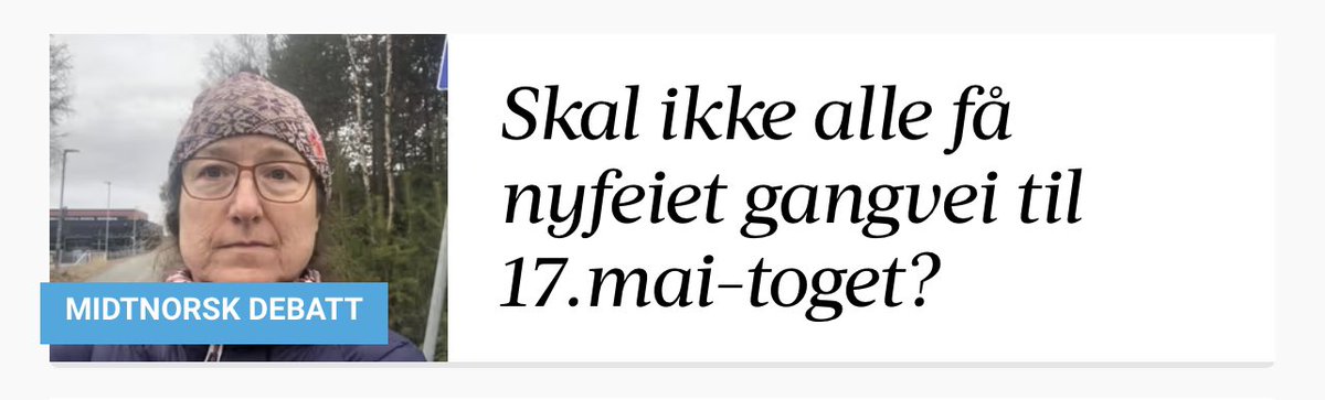 Og vi i Norge bare…