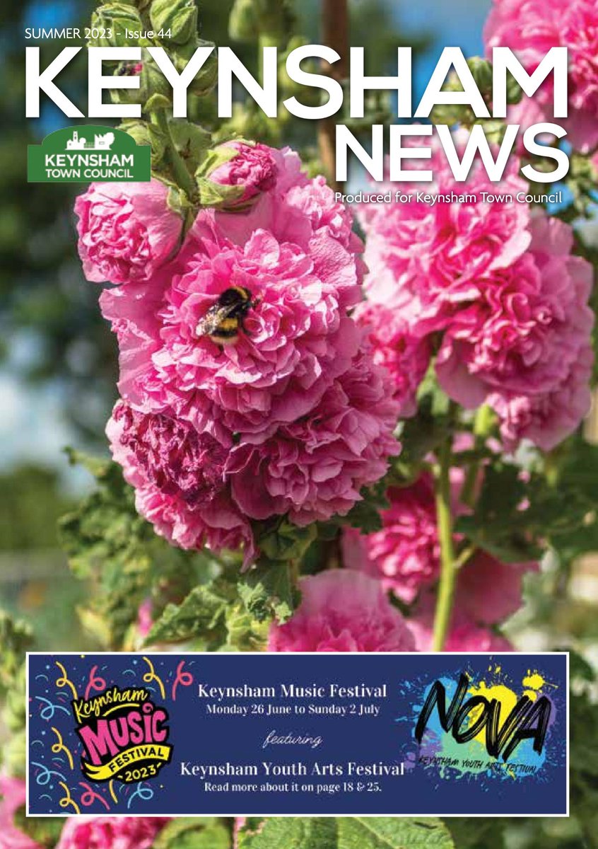 Summer editions of Keynsham News are heading to homes this month! Hoping they bring some brighter weather with them!