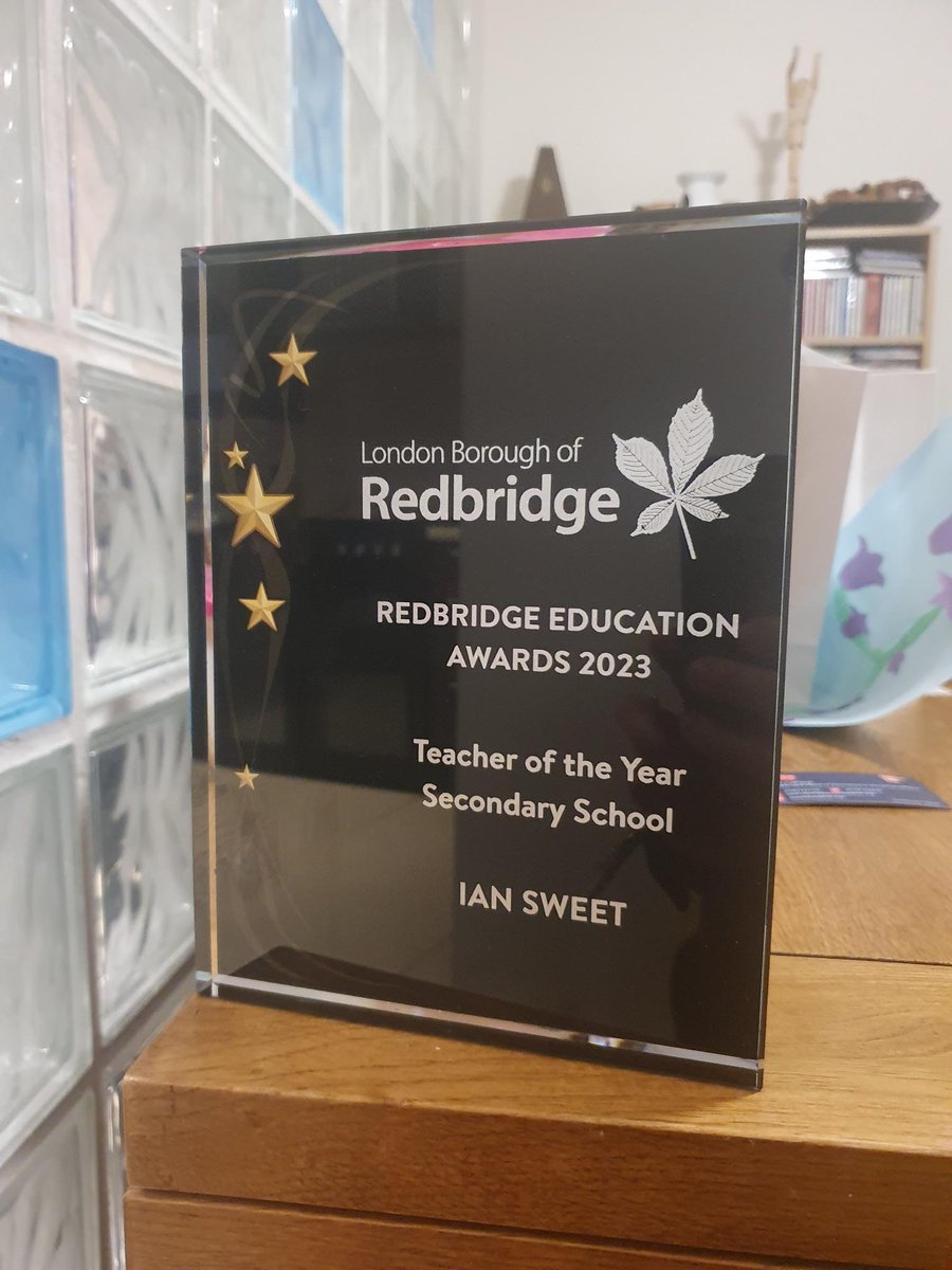 WansteadHighE11's tweet photo. Congratulations to Ian Sweet; Redbridge Teacher of the Year Award. We are so thrilled and proud. Well done Ian! https://t.co/bdQ4W6yX8u