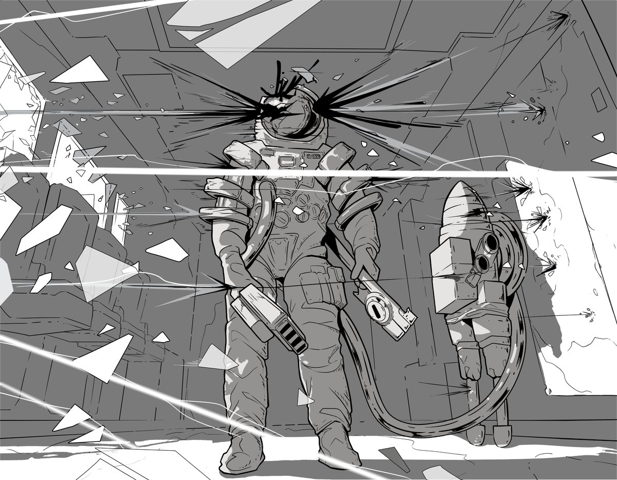 wildpineart's tweet image. Sometimes accidents happen on space stations 🚨

In space colonies on the moon or on asteroids, security is not monitored at all because it is simply more expensive than the life of a prisoner.

#spacestations #spacecolonies #moonart