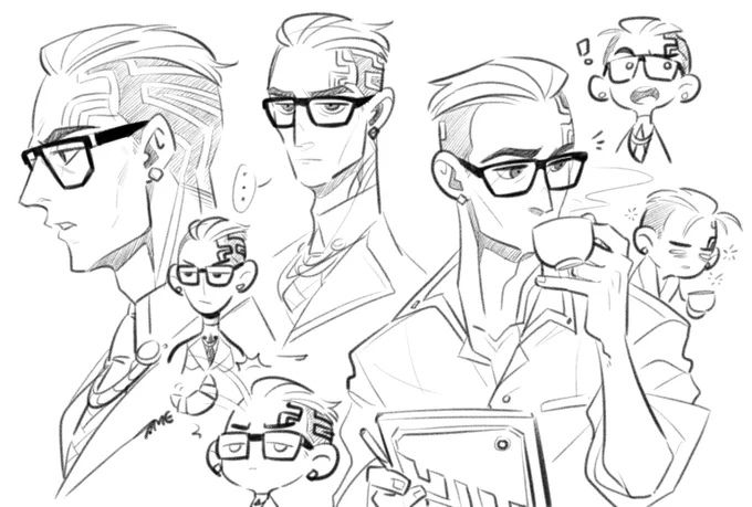 Still trying to figure out a style for him. 🥐 #VALORANT #Chamber