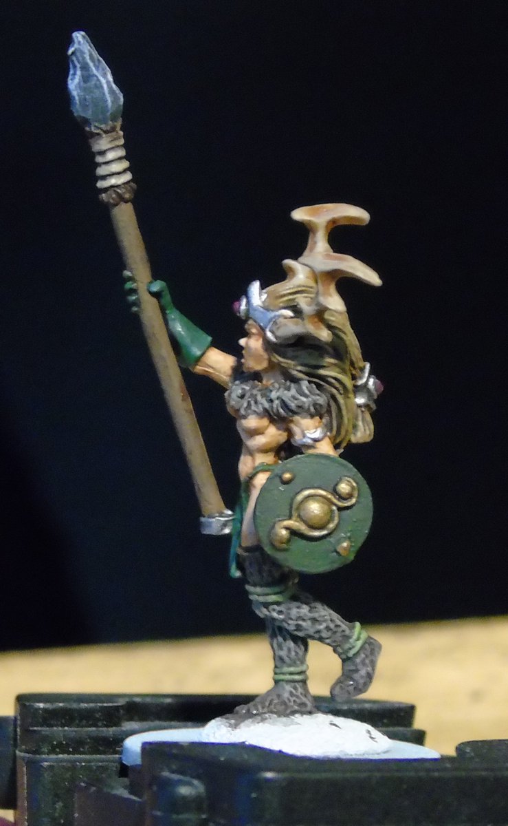 I popped some paint on this lady the other day :-) #wargaming #tabletopgaming #tabletopgames #tabletopwargaming #fantasy #druid #28mmminiatures #28mmwargaming