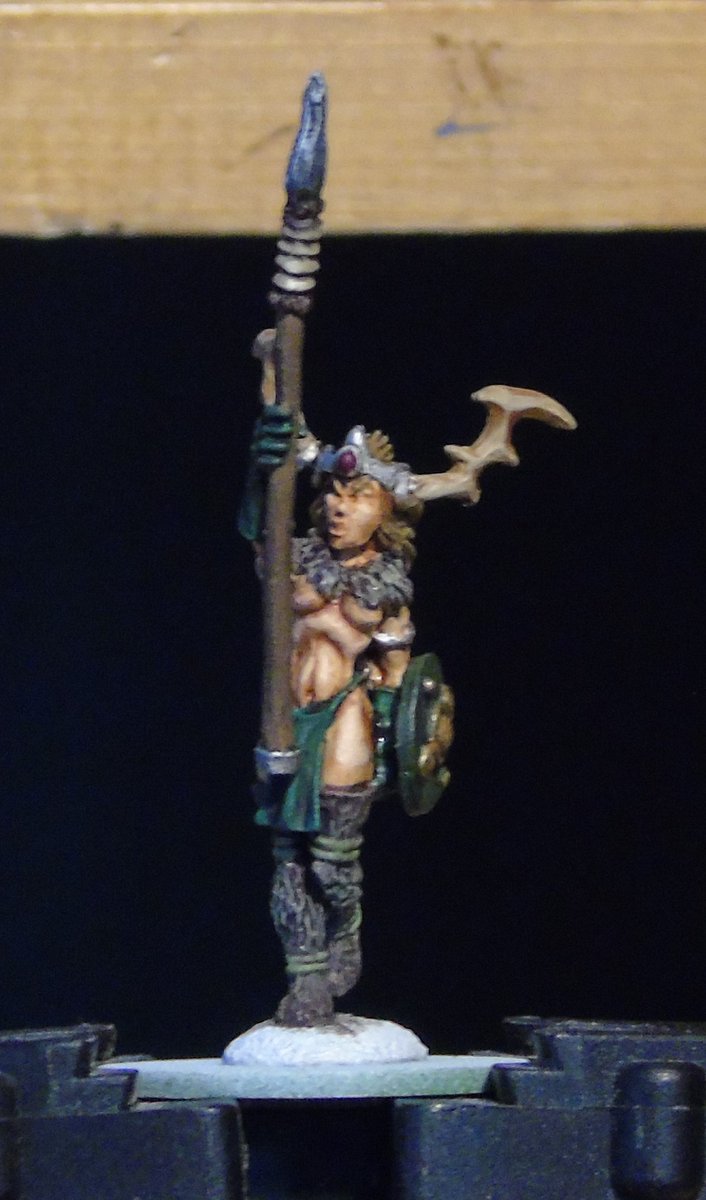 I popped some paint on this lady the other day :-) #wargaming #tabletopgaming #tabletopgames #tabletopwargaming #fantasy #druid #28mmminiatures #28mmwargaming