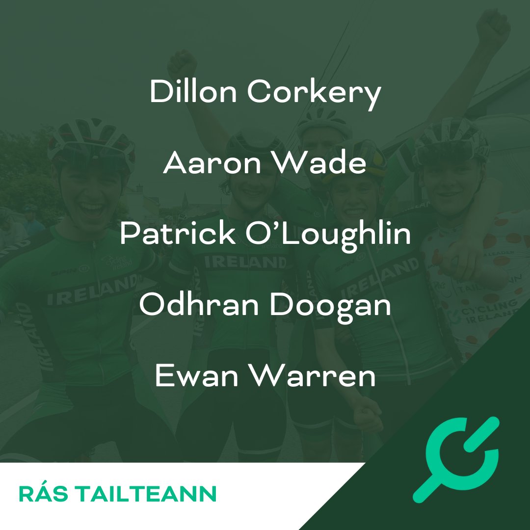 𝐓𝐞𝐚𝐦 𝐀𝐧𝐧𝐨𝐮𝐧𝐜𝐞𝐦𝐞𝐧𝐭

Cycling Ireland are delighted to announce the team that will compete in this year’s Rás Tailteann from May 17 to 21 🙌

Read more here 👇
cyclingireland.ie/news-item/iris…