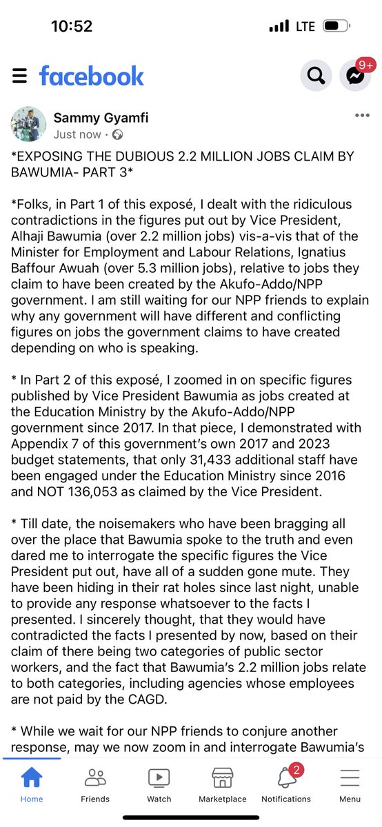 SammyGyamfi_'s tweet photo. EXPOSING THE DUBIOUS 2.2 MILLION JOBS CLAIM BY BAWUMIA- PART 3
#BawuLiar
#GalamseyGovernment 
#GoldMafiaGovernment https://t.co/2EvZ4rJmu3