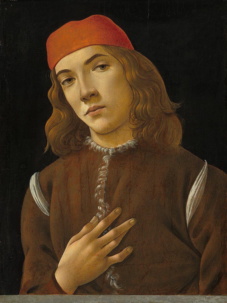elbarroquista's tweet photo. Lo de Conan Gray en la #MetGala que parece sacado de un retrato de Botticelli. https://t.co/DyfldYMaxy