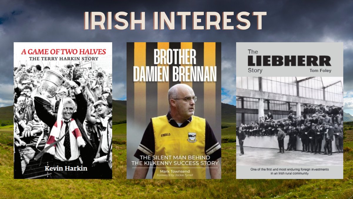 buythebook_ie's tweet photo. We have over 30 Irish Interest Titles available at https://t.co/g05b4NAEtv☘️
New releases include A Game of Two Halves, Brother Damien Brennan and The Liebherr Story.
Shop our selection today 🇮🇪
https://t.co/td3zM9voN8
#irishinterest #irishauthor #irishbook #shoplocal #shopirish https://t.co/TUX4PmqyZc