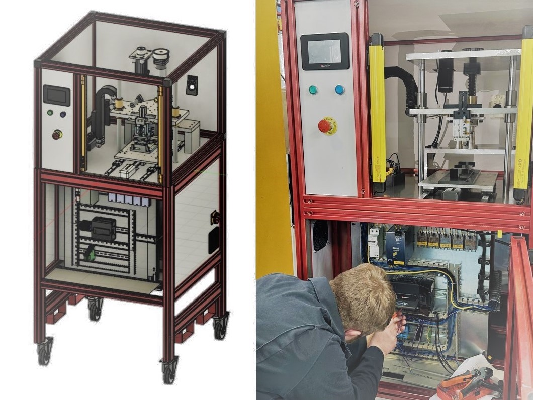 Our automation team have taken up the challenge of fully automating the heat staking process.  Work in progress. #Automation #Cobots #OmronTM #Unitronics #ukmanufacturing #madeinbritain