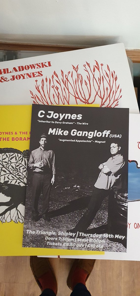 Not long till @CWKJoynes
and Mike Gangloff hit up @shipleytriangle
Thursday 18th May.

Come support the underground folkscene!

Tickets:
wegottickets.com/event/576892/