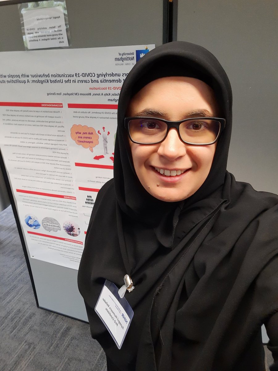 I am so happy and proud to attend the ARC Networking Event with my poster 😊

#arcmltcnetworking #arc #nihr #universityofleicester #universityofnottingham #presentation #networking #multiplelongtermconditions #dementia