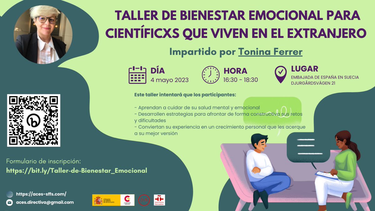 ACES/SFFS (@acesuecia) on Twitter photo Aún quedan plazas para el taller de bienestar emocional impartido por <a href="/ToninaFerrer/">Tonina Ferrer</a> este jueves!
¡No te lo pierdas!
Más detalles y registro en: aces-sffs.com/taller-de-bien…
¡Nos vemos! Aún quedan plazas para el taller de bienestar emocional impartido por <a href="/ToninaFerrer/">Tonina Ferrer</a> este jueves!
¡No te lo pierdas!
Más detalles y registro en: aces-sffs.com/taller-de-bien…
¡Nos vemos!