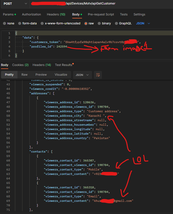 ThePakDaily's tweet image. User data leaked from #PTVFlix.