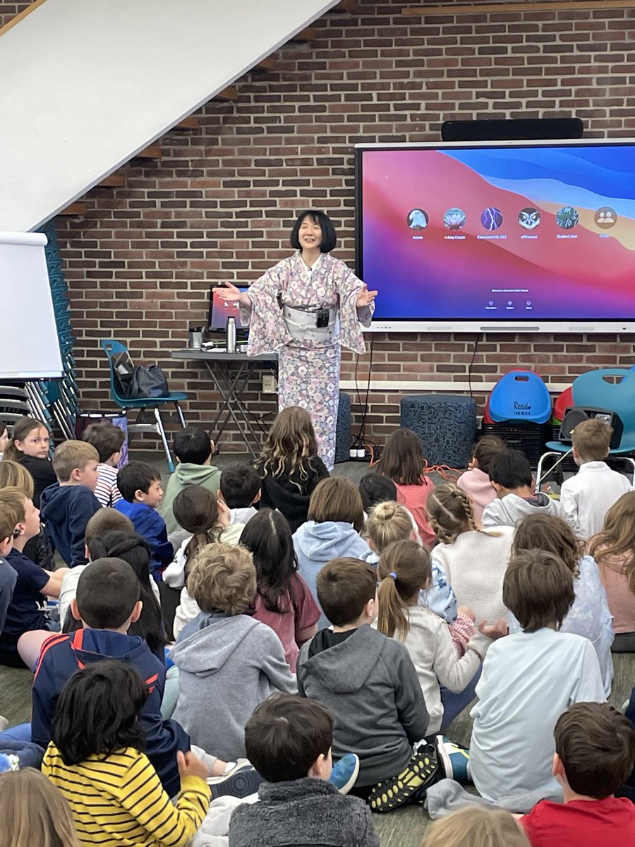 Our K-2 Ss were enthralled yesterday with CT Storytelling! Ss learned about storytelling including mime and elements of the Japanese language! Thanks to our hard-working PTA for setting this up! <a href="/DrJones_GPS/">Dr. Toni Jones</a> <a href="/MJDAmico_GPS/">Marc J. D'Amico</a> <a href="/NMSCTAP/">North Mianus School</a> <a href="/northmianuspta/">North Mianus School PTA</a>