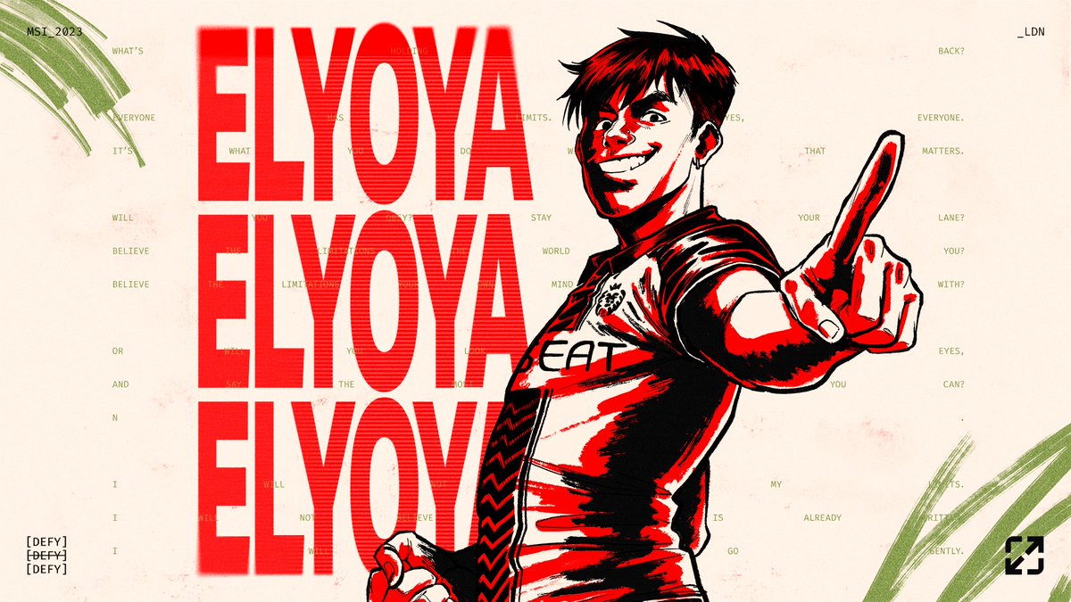 lol_es's tweet photo. ¡Hoy empieza el #MSI2023! 🔥

¡Estamos contigo, @Elyoya_LoL! 🙌

🎨 @ElectroCereal https://t.co/VPV83CrPEw