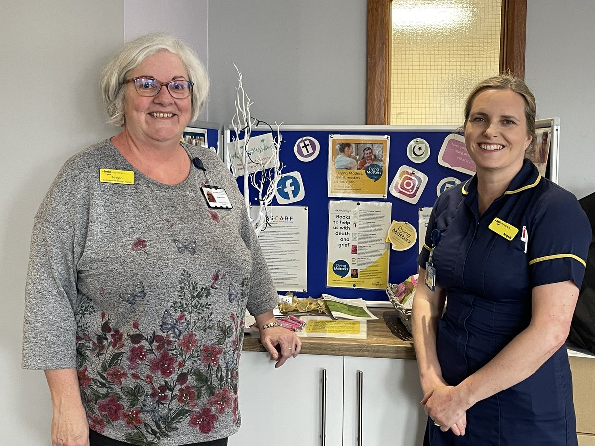 Dying matters awareness what’s important you? Come &amp; visit the team at  the Royal Oldham Hospital.starting a conversation that matters#onechance <a href="/angehulse01/">Angela Hulse</a> @fiona_horrocks <a href="/RoberstMarie/">Marie roberst</a> <a href="/VickT75/">Victoria Thorne</a> <a href="/jacqui_burrow/">Jacqui Burrow</a> <a href="/NCANursing/">NCA Corporate Nursing & Governance</a> <a href="/NCAlliance_NHS/">Northern Care Alliance NHS Foundation Trust (NCA)</a>