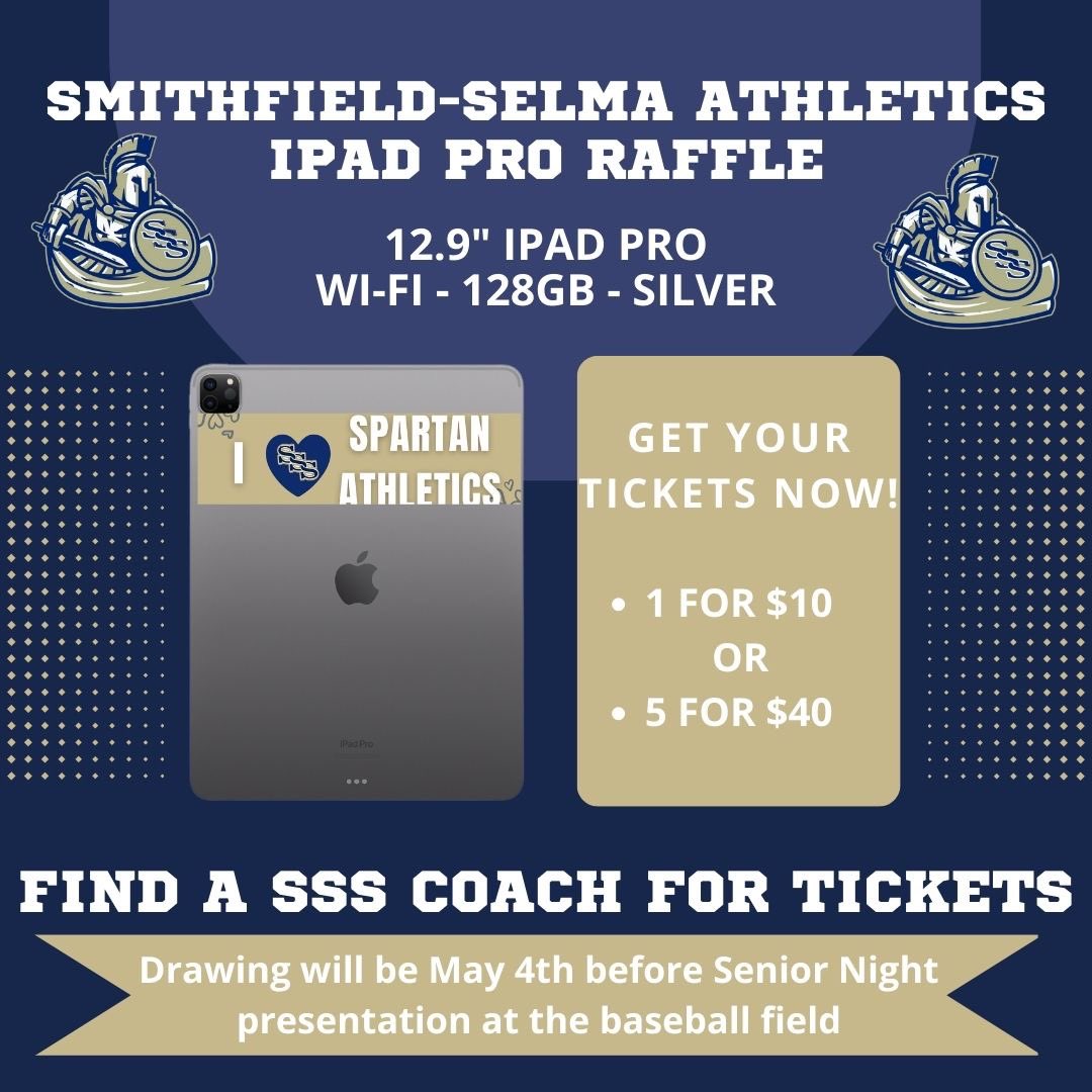 NCeduSmith's tweet photo. Message me if you’re interested in purchasing raffle tickets, SSS Athletics would love your support! https://t.co/EP65OYcsf9