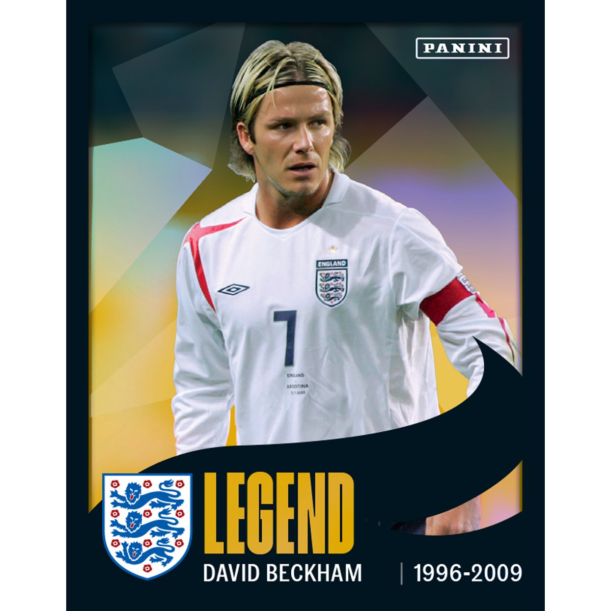 Happy Birthday, David Beckham! David Beckham Legend Sticker from our new One England Sticker Collection 