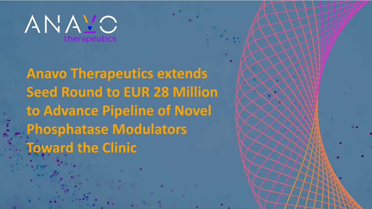 We have extended our seed funding to EUR 28M as we advance our pipeline of novel #phosphatase modulators toward the clinic. We are joined by MRL Ventures Fund, along with all existing investors: M Ventures, <a href="/INKEFCapital/">INKEF Capital</a>, Taiho Ventures, <a href="/bioqubeventures/">bioqubeventures</a>. bit.ly/3LwQj9g