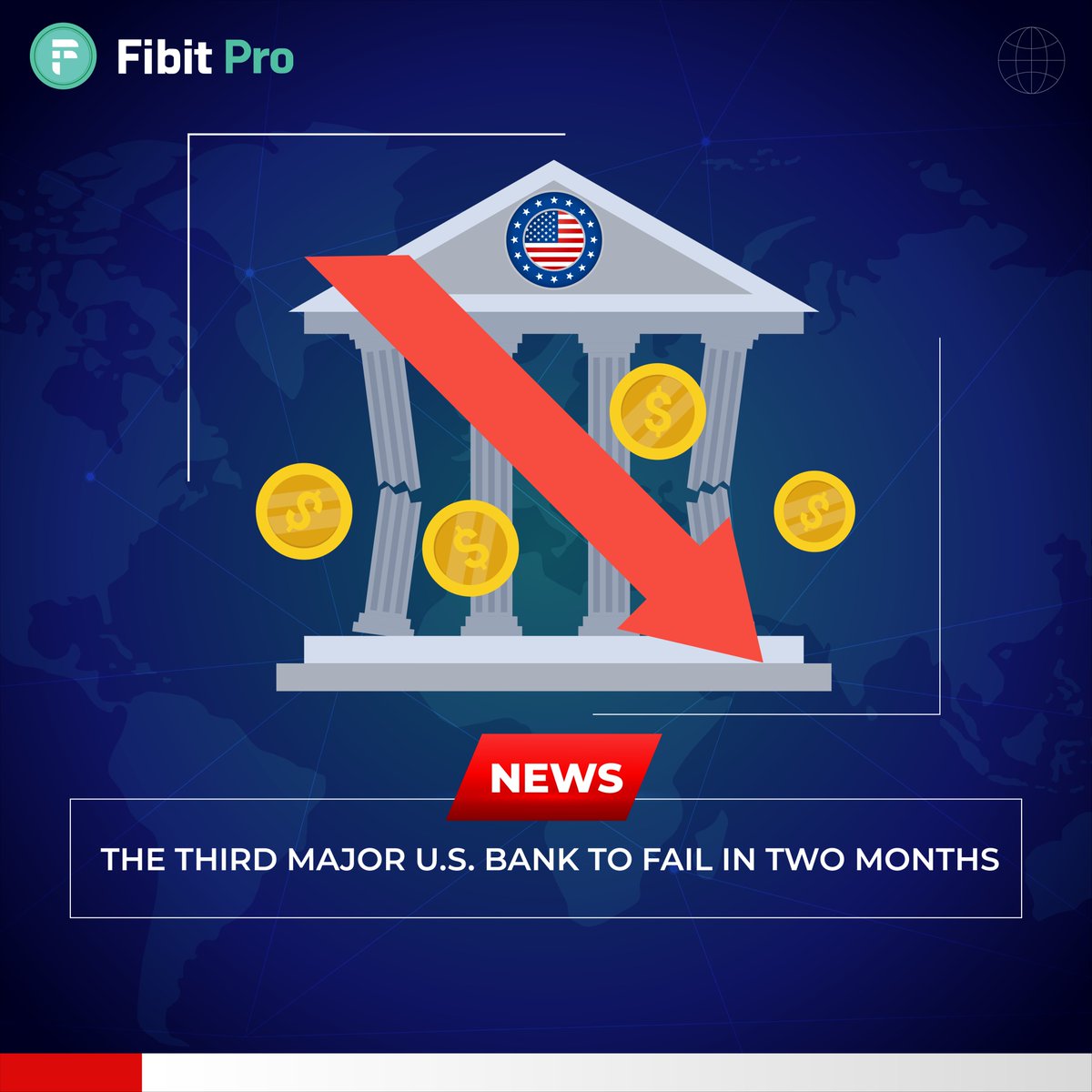 fibitpro's tweet photo. JPMorgan Chase buys most of First Republic Bank's assets🏦 
🔒U.S. regulators seized the bank, the third major U.S. bank failure in two months. 
What's next for the banking industry?🤔
#JPMorganChase #FirstRepublicBank #USregulators #bankingnews https://t.co/mc9p9xGwIO