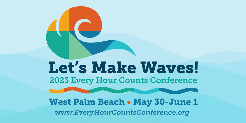 Calling all #OST program and system leaders! Ready to make waves and connect with other creative thinkers from around the country? Register today to join OST leaders in West Palm Beach, May 30- June 1:  everyhourcountsconference.org
#ehcmakewaves