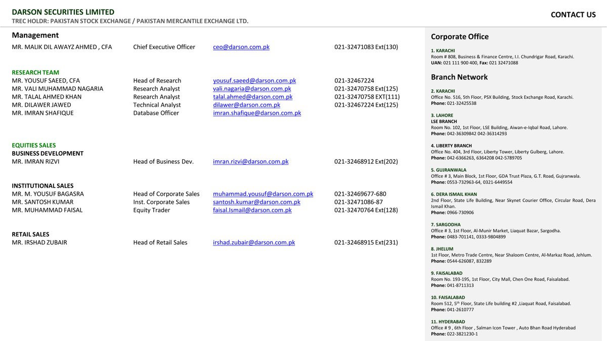DarsonUpdates's tweet image. Lucky Cement Company Limited 3QFY23 Result Review!

02 | May | 2023 | Tuesday
Darson Securities Limited
darson.com.pk

WhatsApp +92 300 2444787
UAN: 111-900-400
Email: info@darson.com.pk

#LuckyCement #CementUpdate #3QFY23ResultReview #3QFY23 #research #researcher
