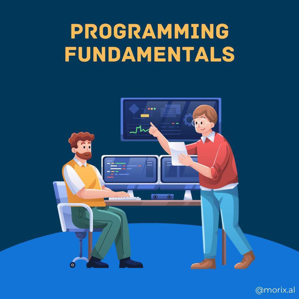 morixal's tweet image. Building a strong foundation in programming fundamentals is key to unlocking endless possibilities! 💻🌟
#programmingbasics #codefoundations #beginnercoder #codingskills #techeducation #morix #junior #dev #developers #coders #code