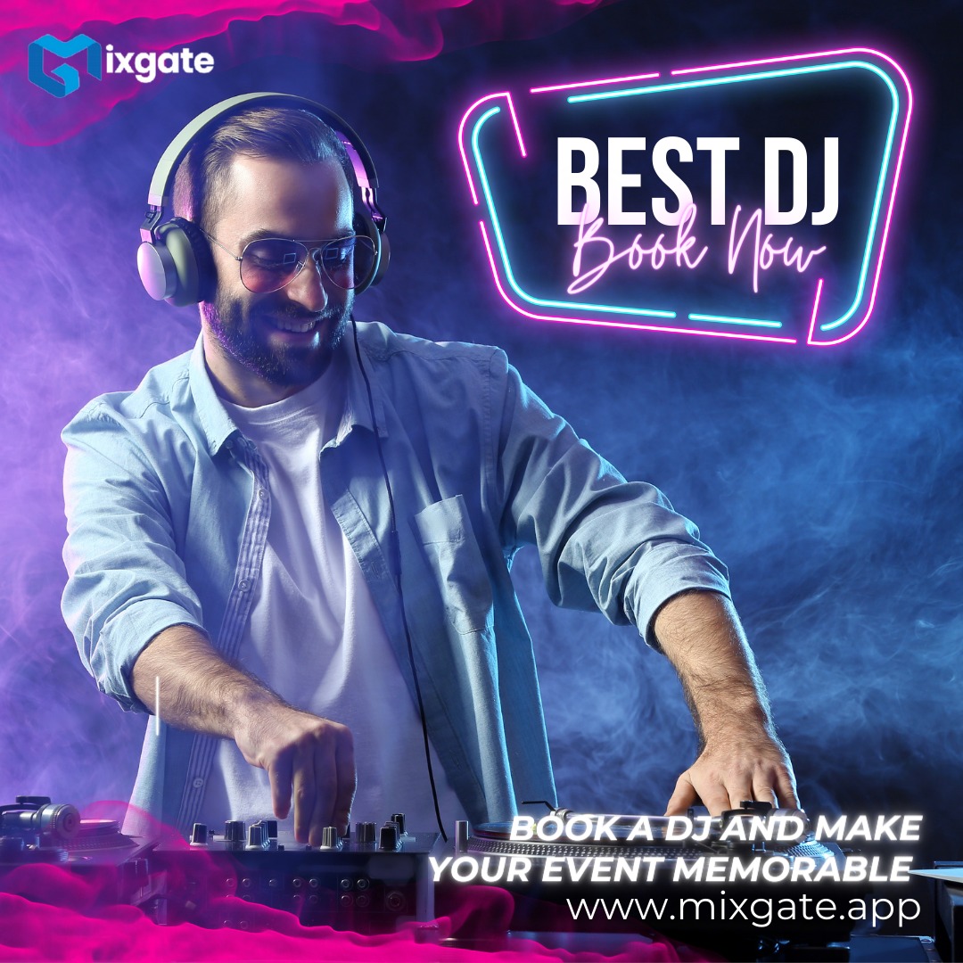 Make your next event one to remember with the best DJ in town! 🎧🎶 Book now and let MixGate bring the beats to your party! 💃🕺 Head to our website and book your DJ today!
.
.

#MixGate #BestDJ #EventEntertainment #PartyMusic #BookNow #MemorableEvents #DanceFloorReady