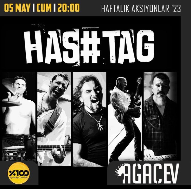 GiTARiZMA kadrosundaki harika gitaristlerden <a href="/TaylanDedeoglu/">Taylan Dedeoglu</a> 5 Mayıs Cuma akşamı grubu Hashtag ile Kadıköy Ağaç Ev’de sahnede olacak.