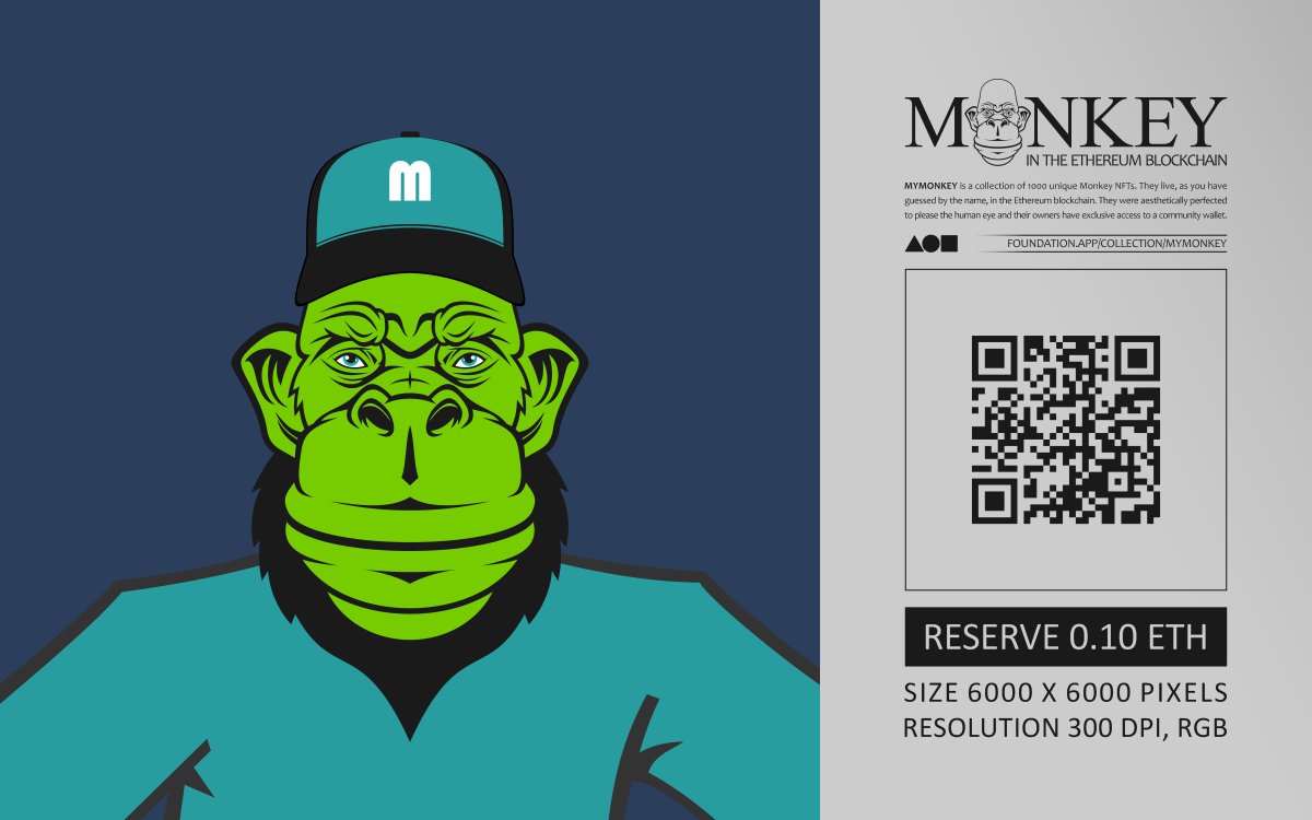 Payamkarimi1981's tweet photo. π» M Y M O N K E Y
Mymonkey is a collection of 1000 unique Monkey NFTs. They live, as you have guessed by the name, in the Ethereum blockchain
https://t.co/z3NlkYMySW
@Foundation #NFT #Monkey #Mymonkey #NFTArt #NFTCommunity #NFTartist #Nftcollector #Collection https://t.co/C7tLq7EVeA