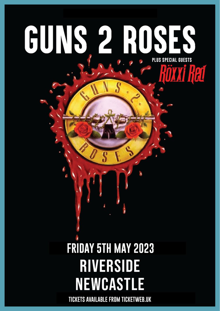 Riverside Newcastle (@riversidencl) on Twitter photo SUPPORT ADDED! | RΓΆxxi Red join the WORLD'S BIGGEST tribute to Guns N' Roses this Friday at Riverside. πΈ
Final few tickets for a night with Guns 2 Roses available here π bit.ly/3HwyZjv
<a href="/Guns2RosesUk/">GUNS 2 ROSES - THE GUNS N ROSES TRIBUTE</a> SUPPORT ADDED! | RΓΆxxi Red join the WORLD'S BIGGEST tribute to Guns N' Roses this Friday at Riverside. πΈ
Final few tickets for a night with Guns 2 Roses available here π bit.ly/3HwyZjv
<a href="/Guns2RosesUk/">GUNS 2 ROSES - THE GUNS N ROSES TRIBUTE</a>
