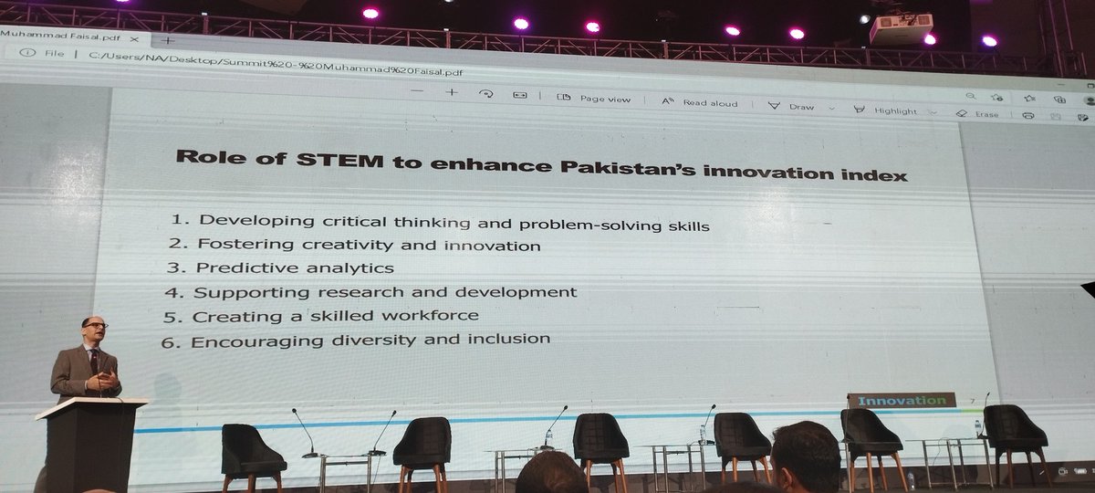 InnoXeraSummit's tweet image. Muhammad Faisal, Head of ICT Unit, UNHCR, the UN @Refugees Agency, addressing the audience about “Enhancing Innovation Index of Pakistan”

#innoxera2023 #innoxerapk #edtechpakistan