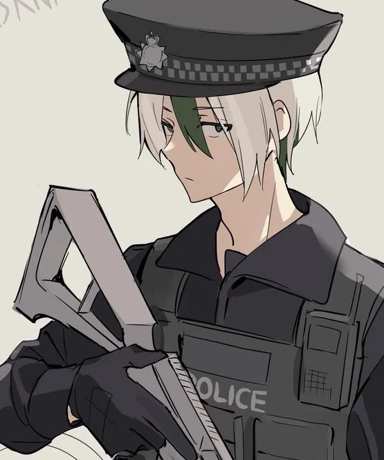 警察パロ、オジサンが描きたかった二人は描けたけど、あと2キャラほどリクエスト受け付けちゃおっカナ