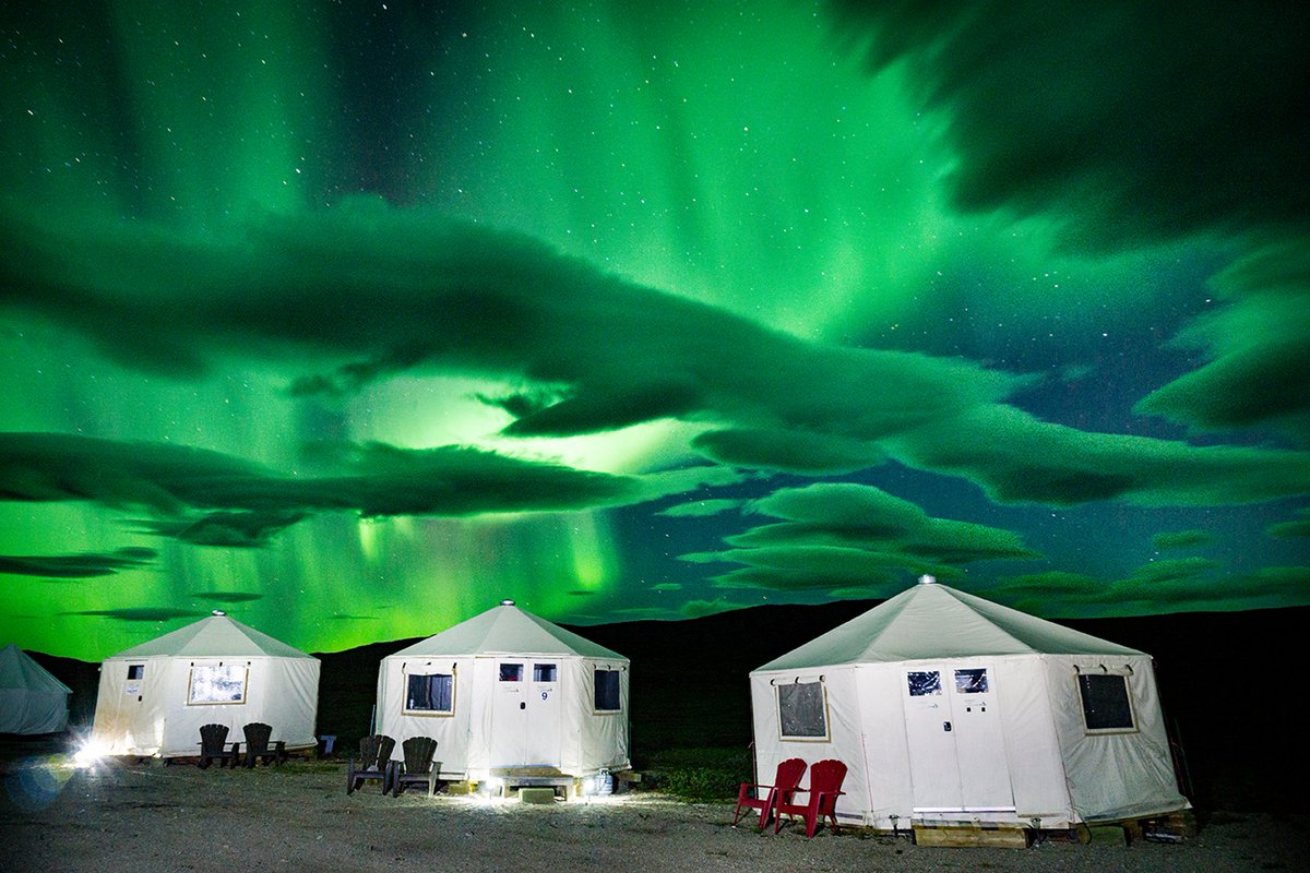 Your dome away from home!
Our InterShelters offer accommodation as unique as the destination. Equipped with electricity, heat, and comfortable beds, you can rest easy after a day of exploring the Torngat. 
#torngatmountains #torngats #exploretorngats #Labrador #northernlights